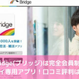 Bridge(ブリッジ)は完全会員制のゲイ専用アプリ！口コミ評判は？